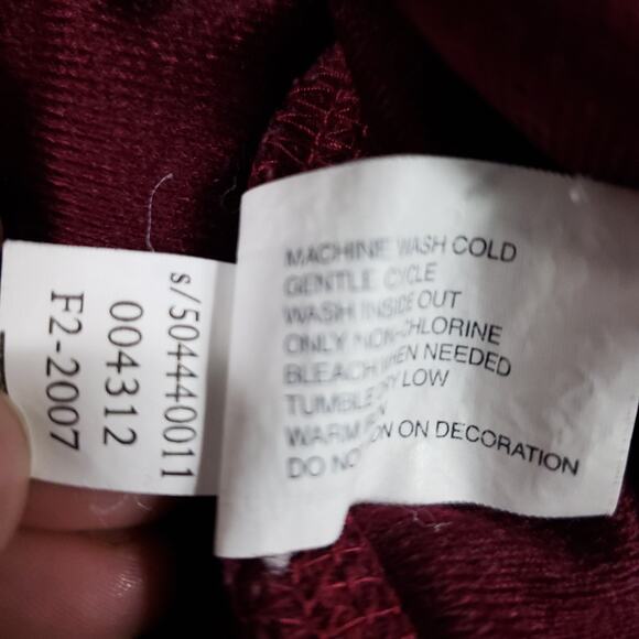 Gap Zip Up Jacket Burgundy And Pink Kids Small Athleisure Sporty Fall Outdoors - Picture 5 of 5